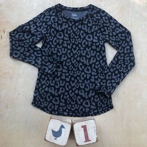 Justice Girls Cheetah Long Sleeve Shirt 8